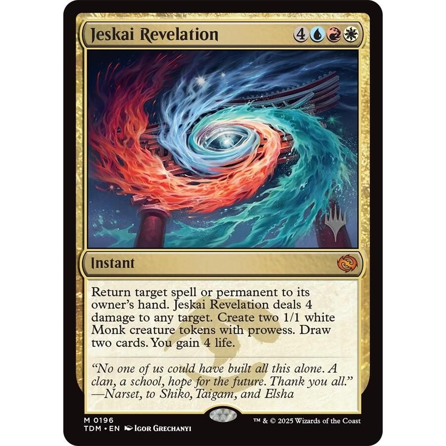 Image for Jeskai Revelation (196) (PPTDM) - Magic: The Gathering