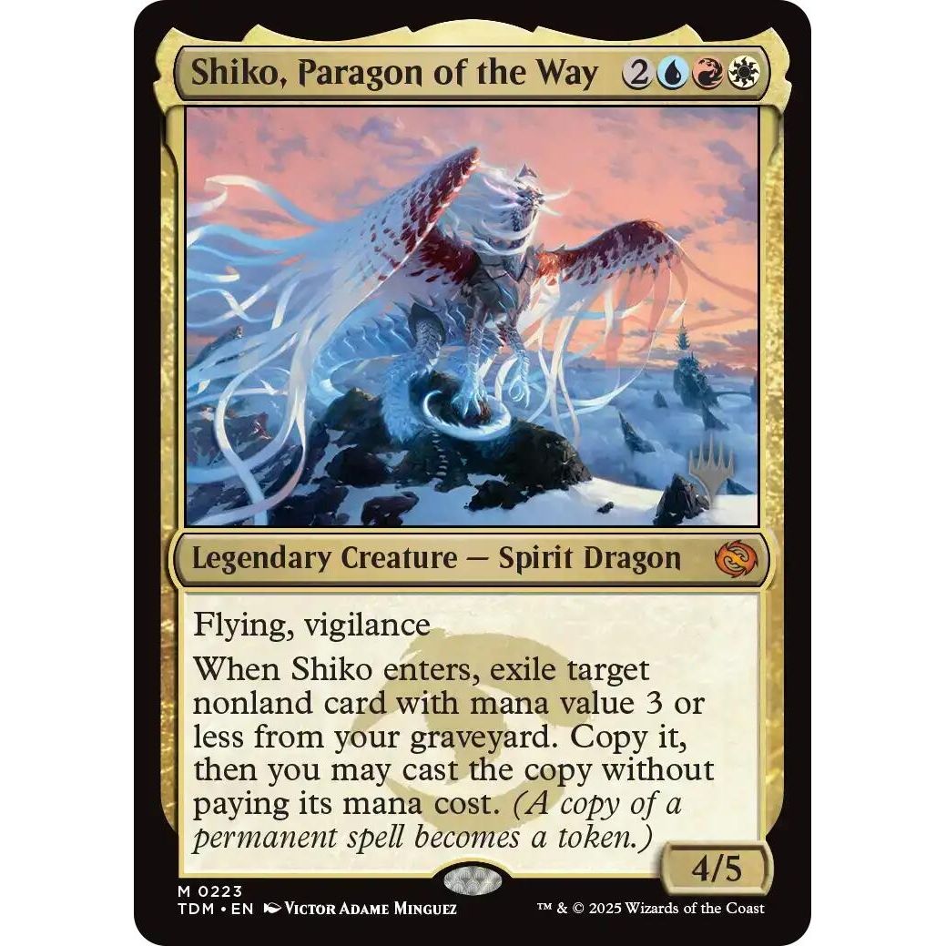 Image for Shiko, Paragon of the Way (223) (PPTDM) - Magic: The Gathering