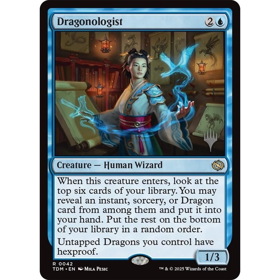 Image for Dragonologist (42) (PPTDM) - Magic: The Gathering