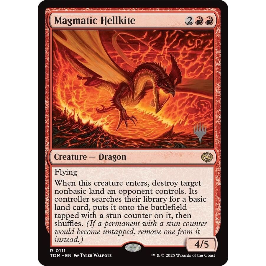 Image for Magmatic Hellkite (111) (PPTDM) - Magic: The Gathering
