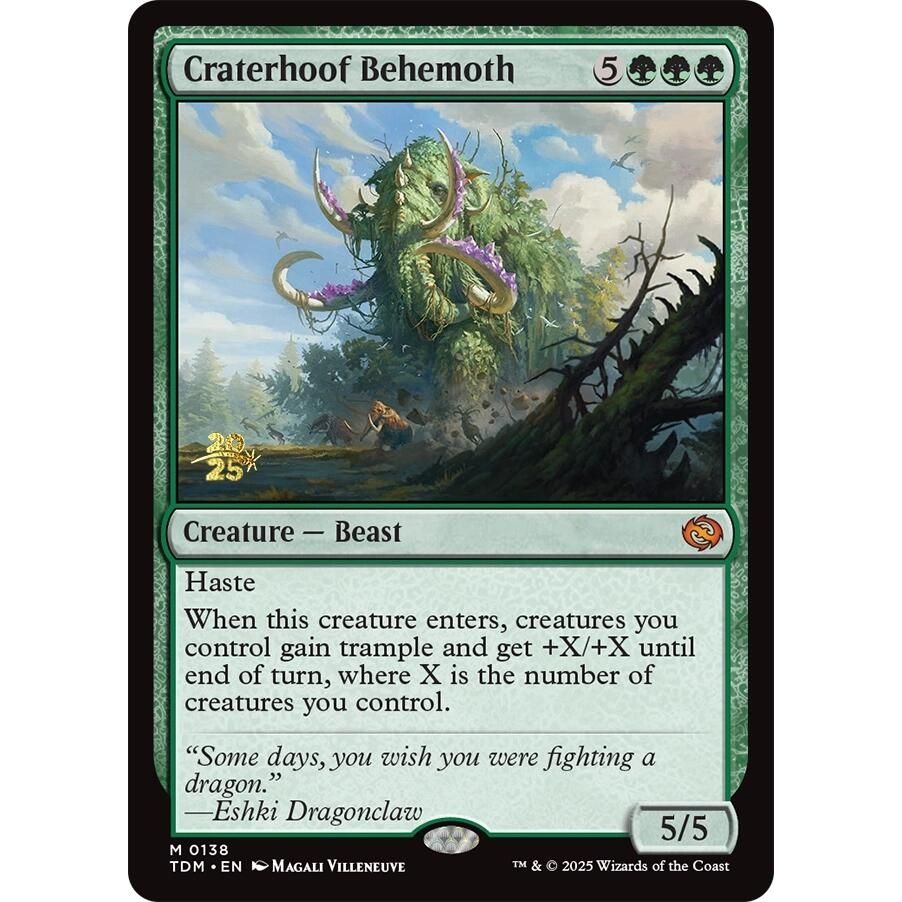 Image for Craterhoof Behemoth (138) (PRE) - Magic: The Gathering