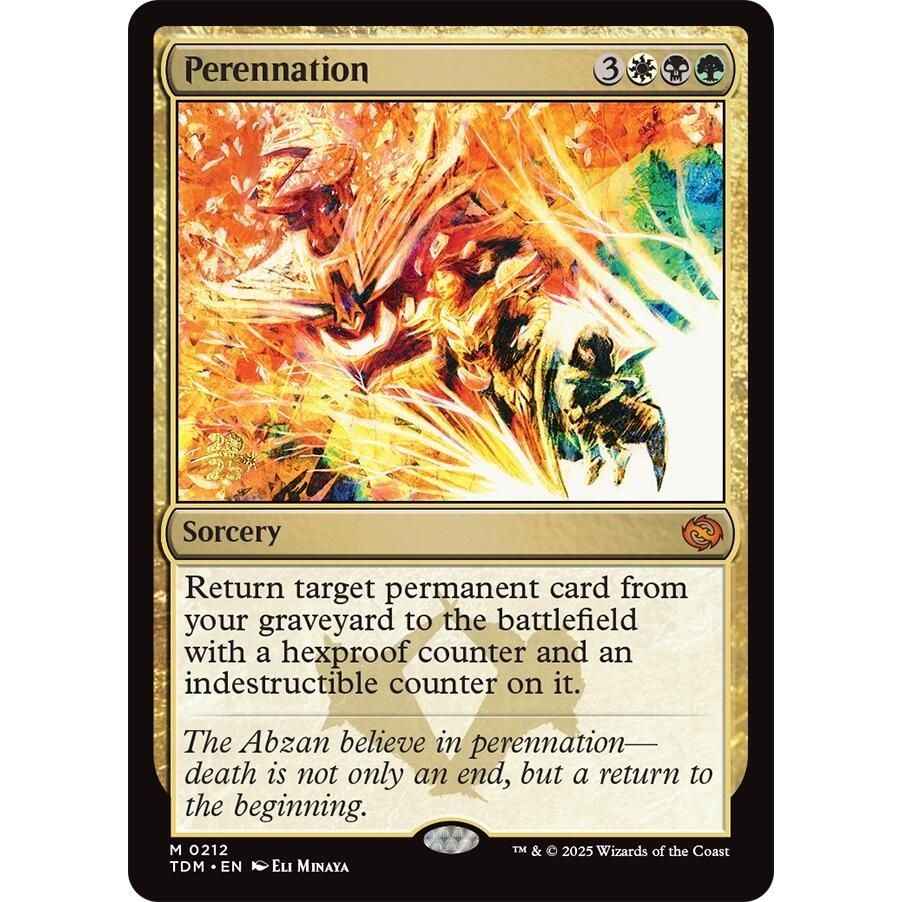 Image for Perennation (212) (PRE) - Magic: The Gathering