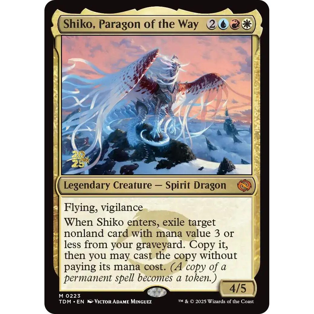 Image for Shiko, Paragon of the Way (223) (PRE) - Magic: The Gathering
