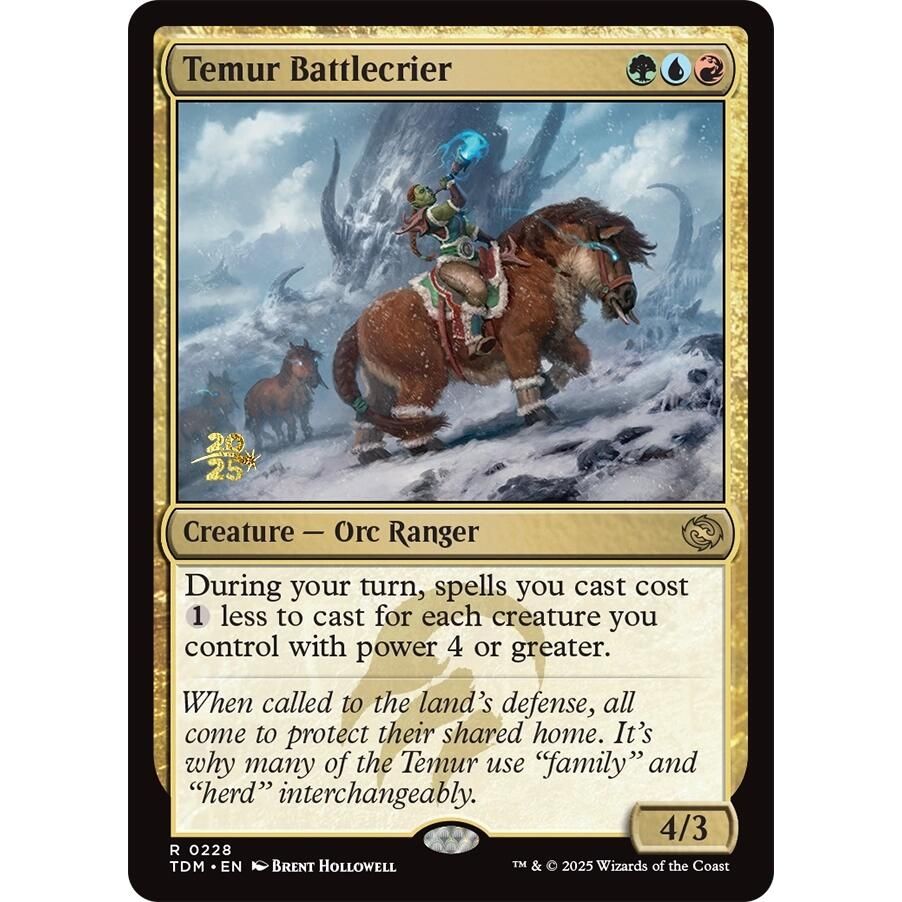Image for Temur Battlecrier (228) (PRE) - Magic: The Gathering