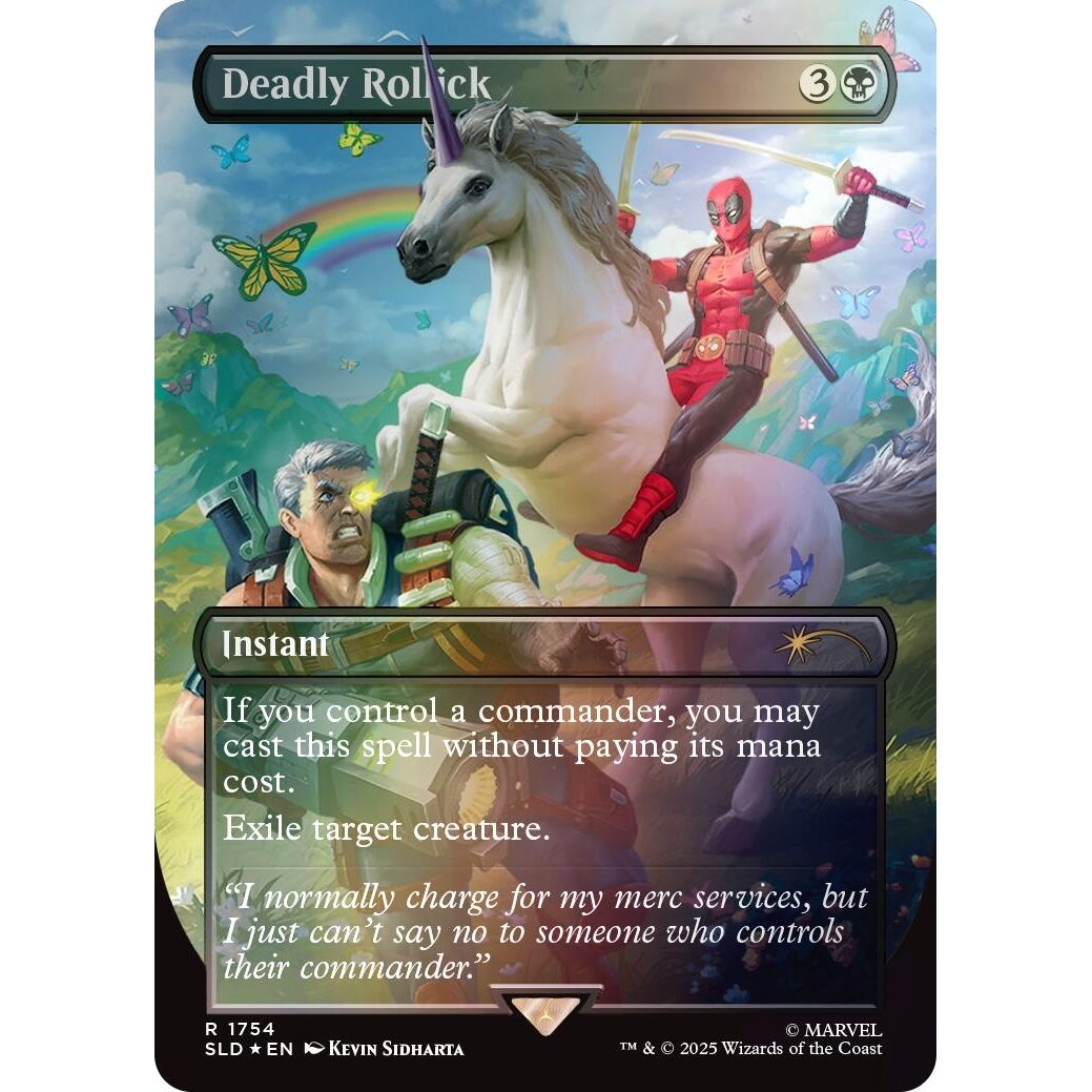 Image for Deadly Rollick (Rainbow Foil) (1754) (SLD) - Magic: The Gathering