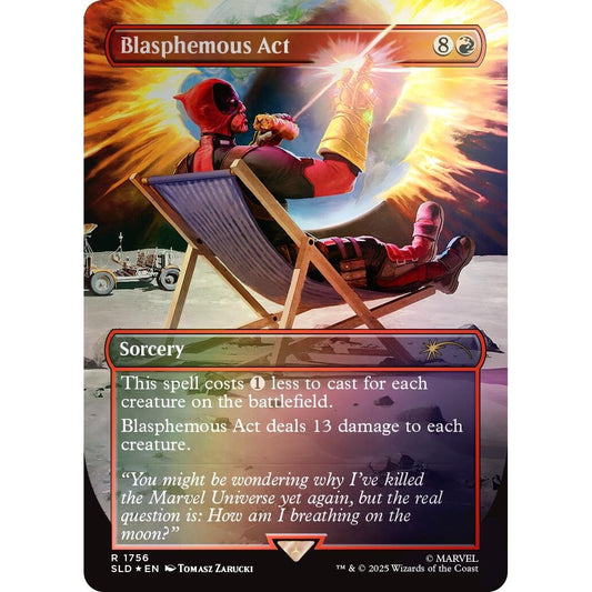 Image for Blasphemous Act (1756) (Rainbow Foil) (1756) (SLD) - Magic: The Gathering