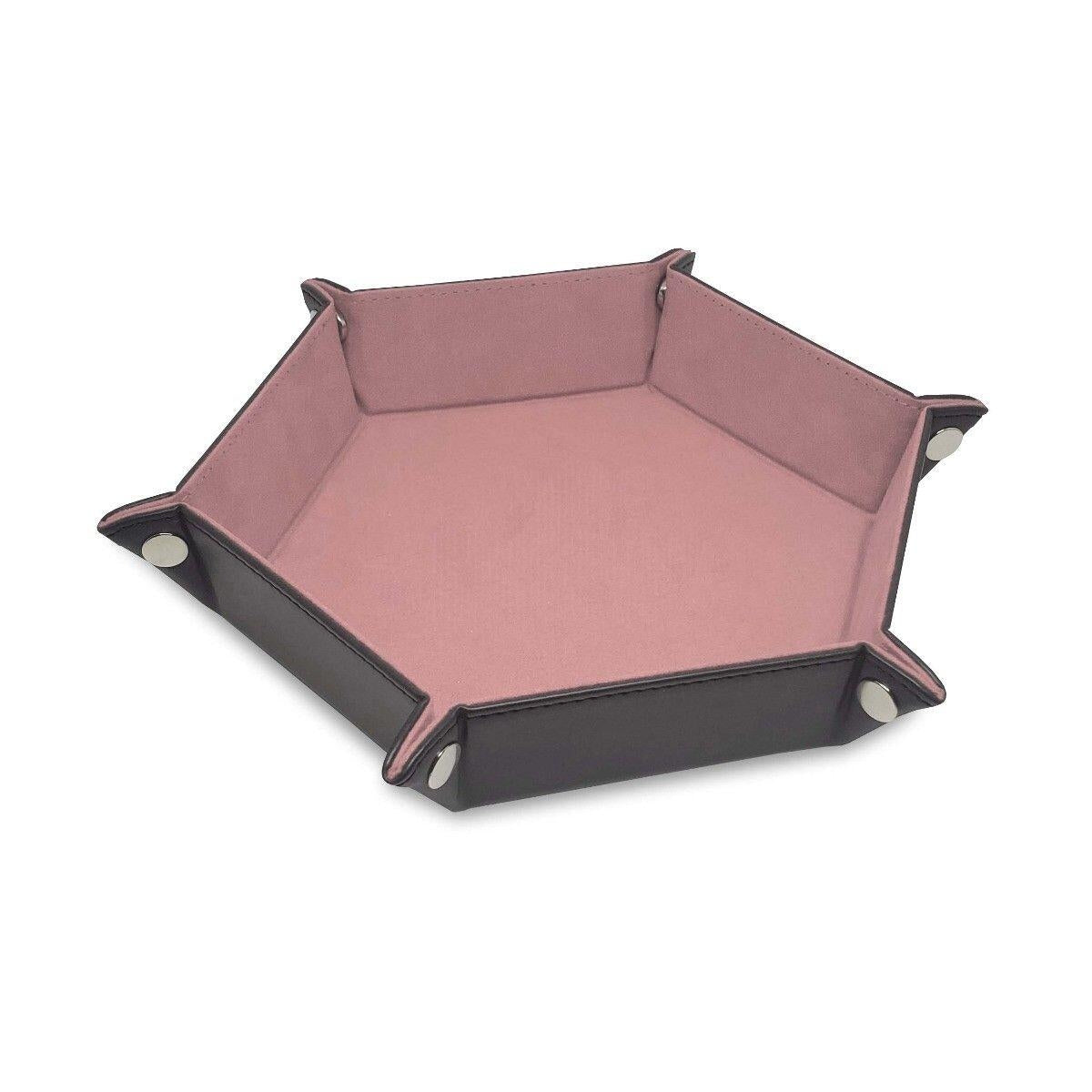 Image for Spectrum Hexagon Dice Tray - Pink - Collectible Storage