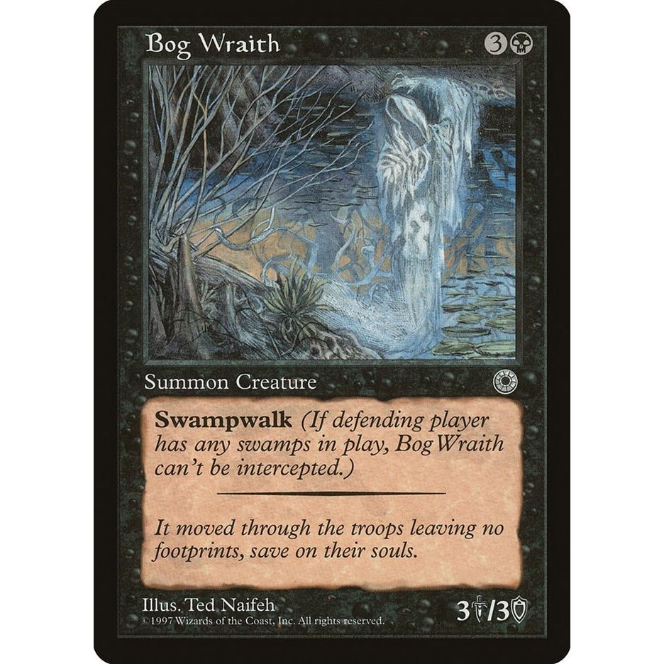 Image for Bog Wraith (POR) - Magic: The Gathering