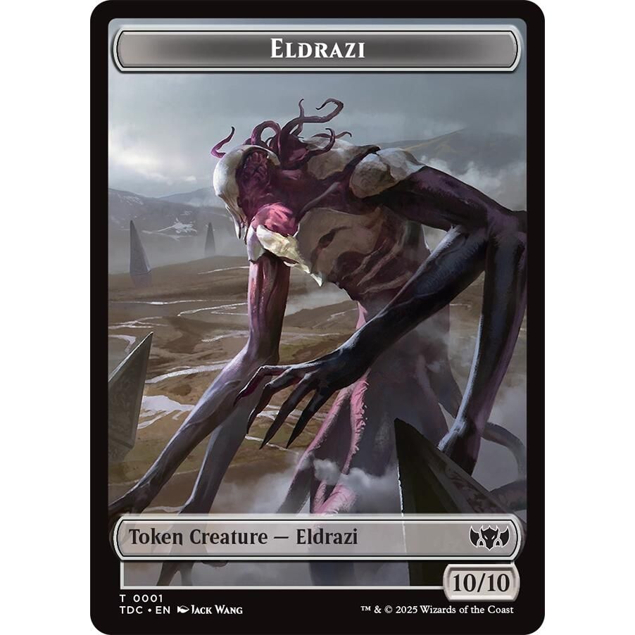 Image for Eldrazi // Citizen Double-Sided Token (1 // 26) (TDC) - Magic: The Gathering