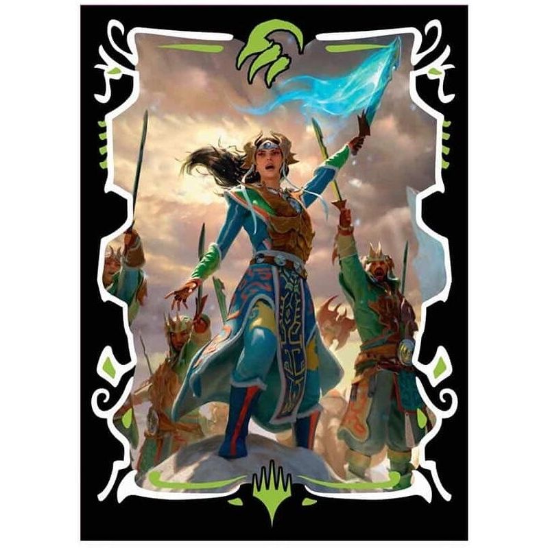 Image for Tarkir: Dragonstorm - Temur Commander Standard Deck Protector Sleeves for Magic: The Gathering (100-pack) - Card Sleeves