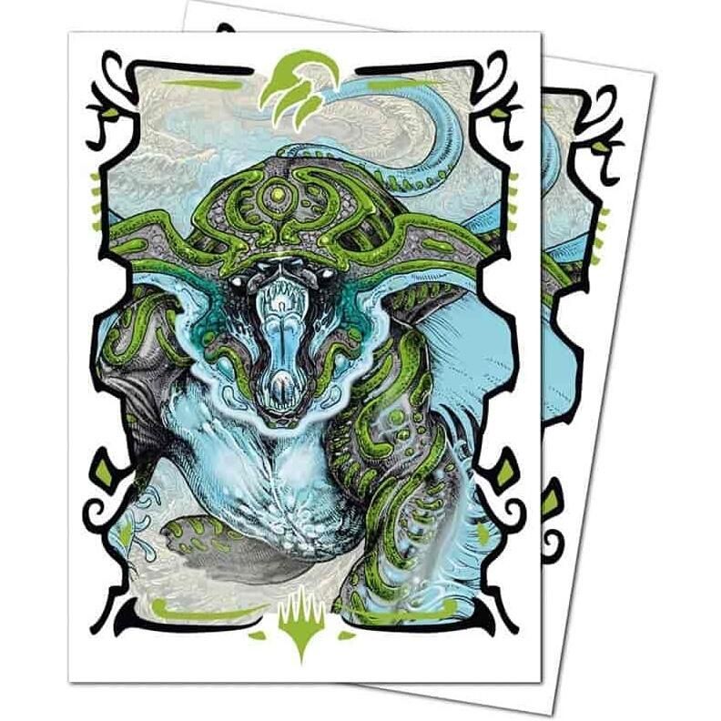 Image for Tarkir: Dragonstorm - Temur APEX Deck Protector Sleeves for Magic: The Gathering (105-pack) - Card Sleeves