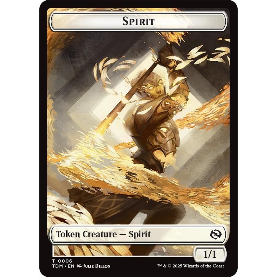 Image for Spirit (0006) // Spirit (0007) Double-Sided Token (6 // 7) (TDM) - Magic: The Gathering