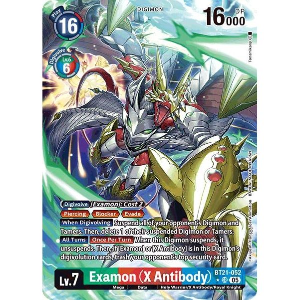Image for Examon (X Antibody) (Alternate Art) (BT21-052 SR) (BT21) - Digimon Card Game