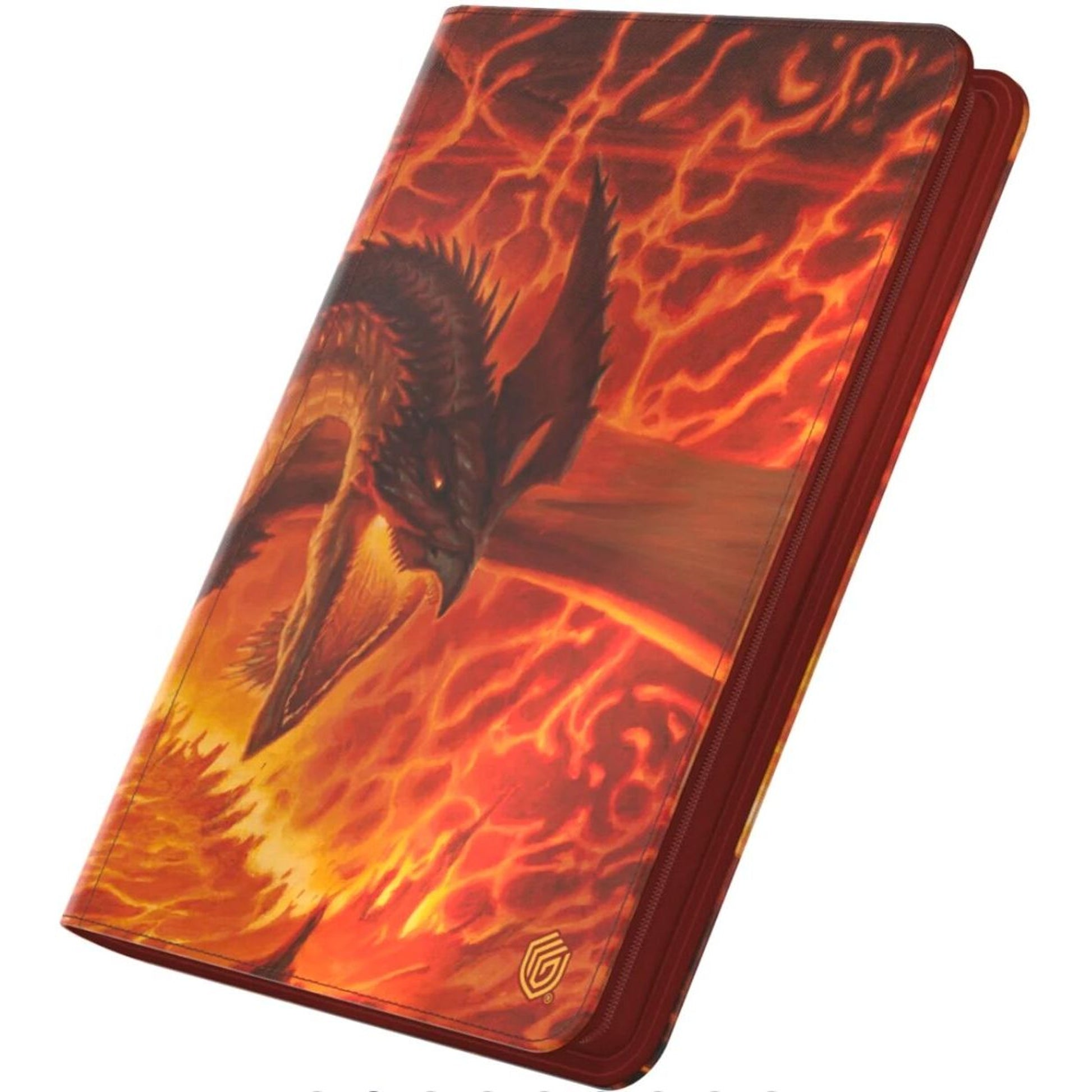 Image for Magic: The Gathering Tarkir: Dragonstorm Zipfolio 360 Xenoskin - Magmatic Hellkite - Storage Albums