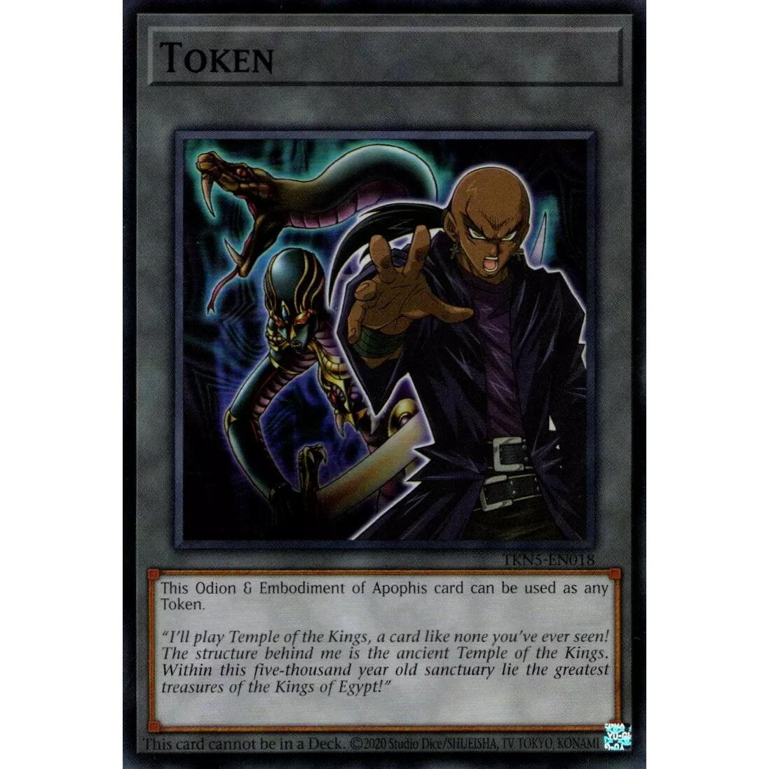 Image for Token: Odion & Embodiment of Apophis (TKN5-EN018) (SUDA) - YuGiOh