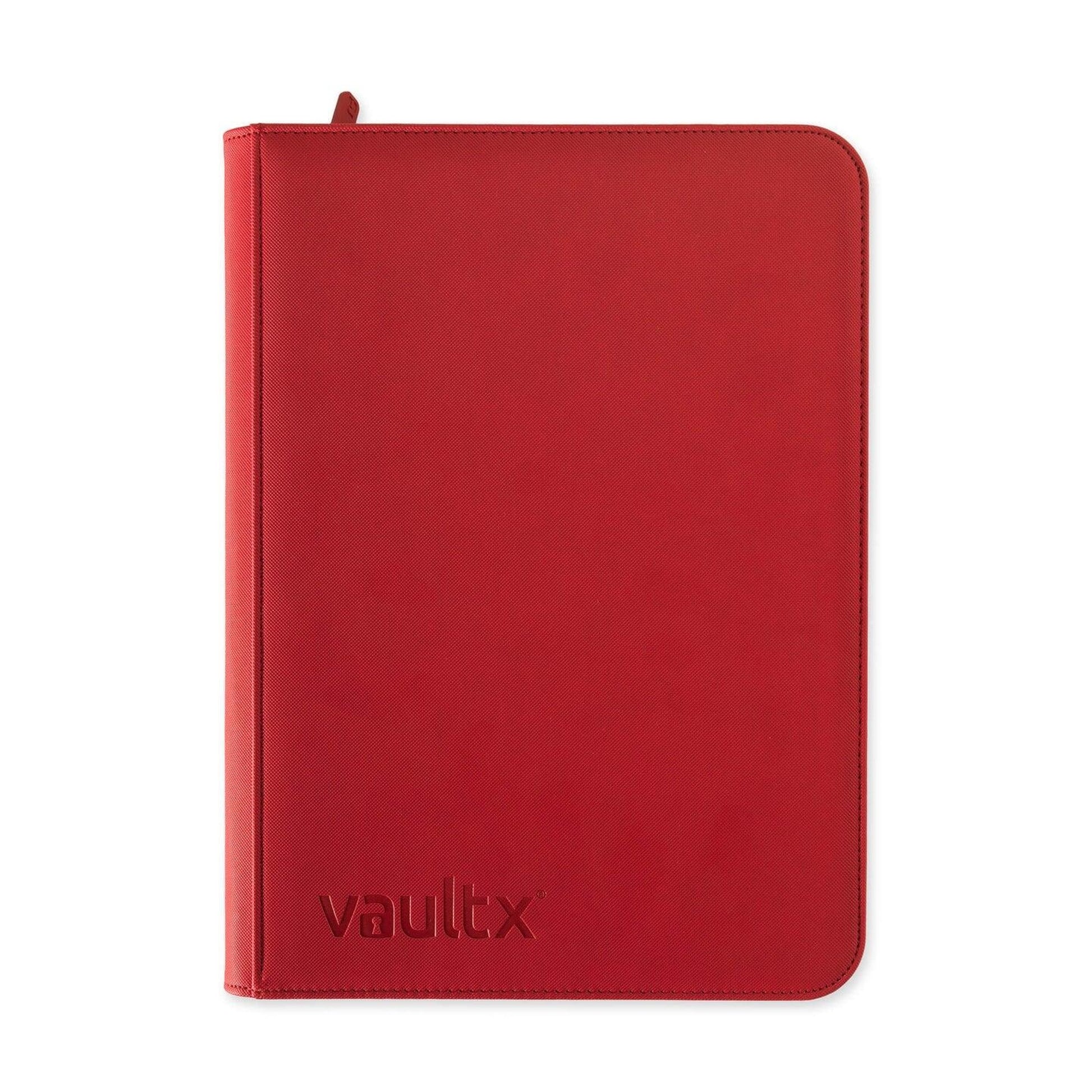 Image for Vault X Zip Binder Exo-Tec - Red 9 Pocket - Storage Albums