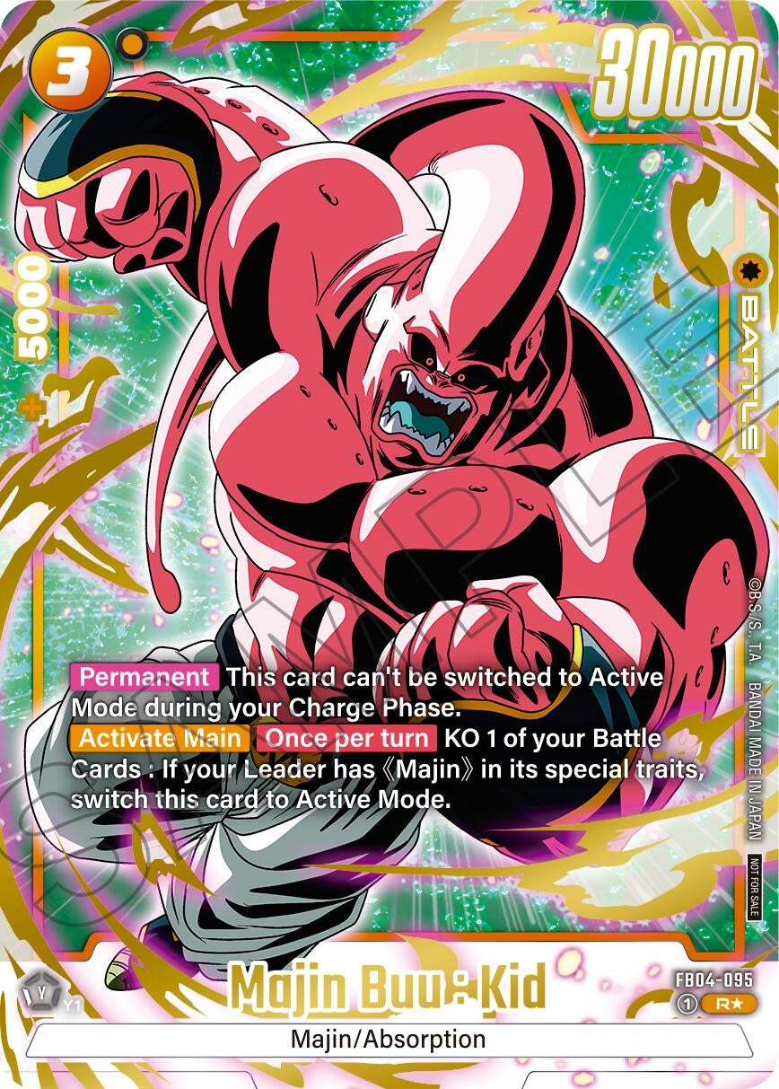 Image for Majin Buu : Kid (Alternate Art) (Limited Pack 01) (FB04-095) (DBSFW_TPR) - Dragon Ball Super: Fusion World