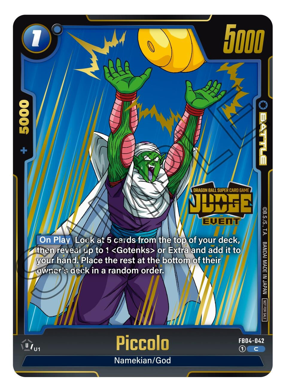 Image for Piccolo (Judge Pack (Event Judge) 03) (FB04-042) (DBSFW_TPR) - Dragon Ball Super: Fusion World