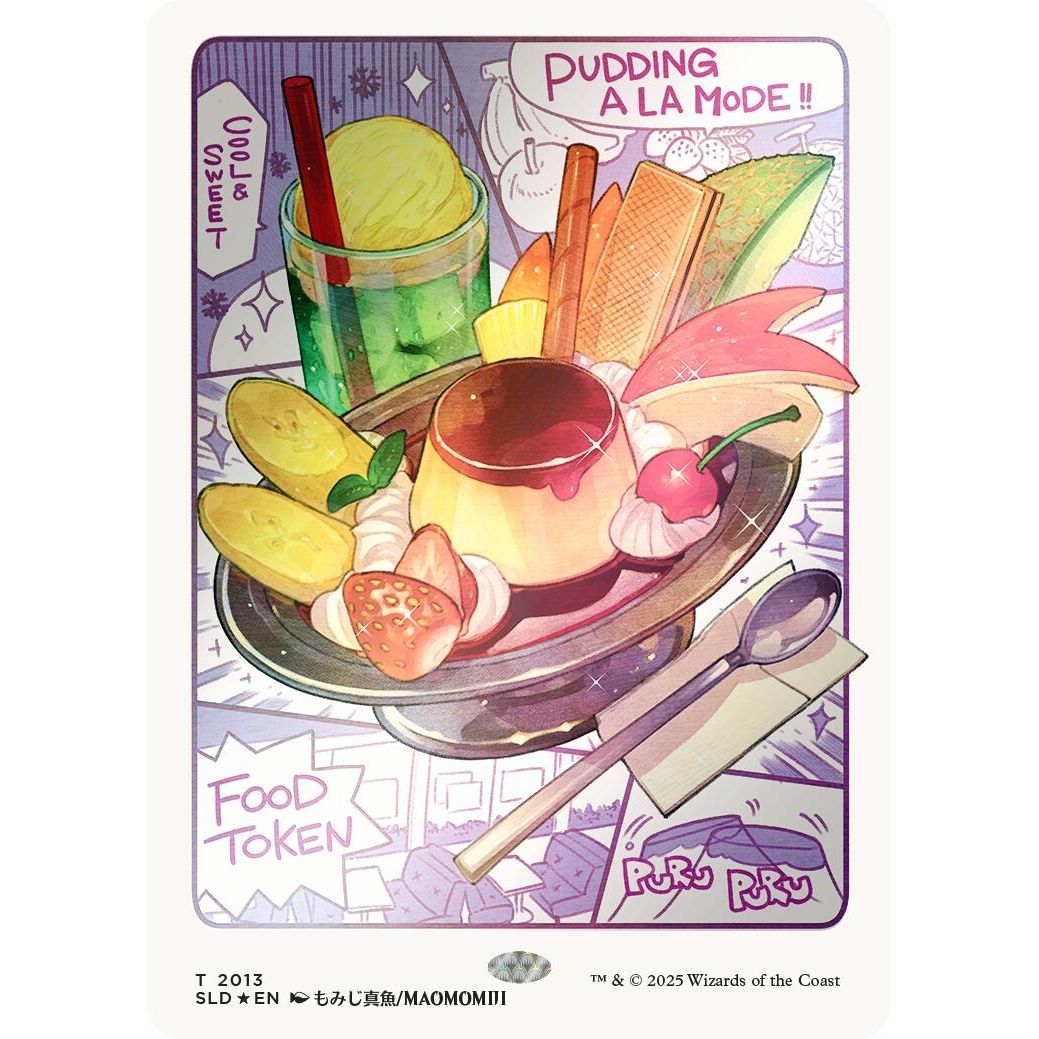 Image for Food Token (2013) (Rainbow Foil) (2013) (SLD) - Magic: The Gathering