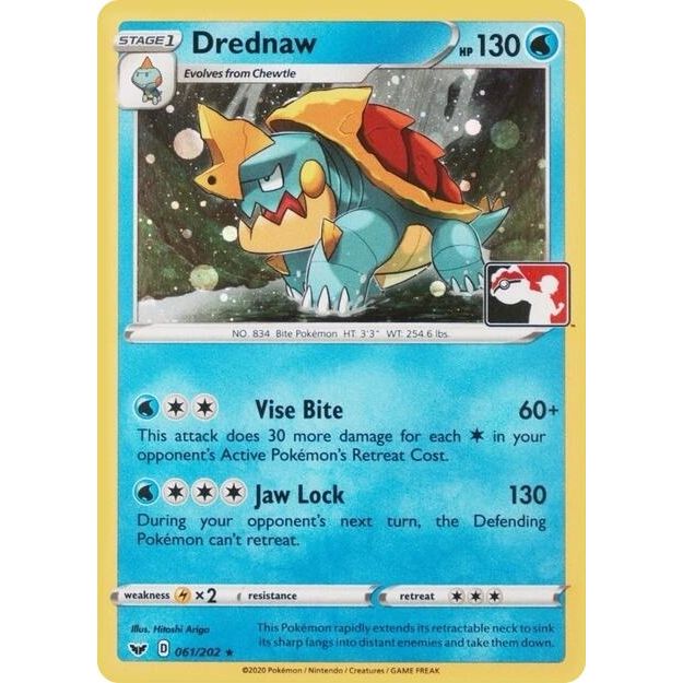 Image for Drednaw - 061/202 (League Promo) (061/202) (PR) - Pokemon