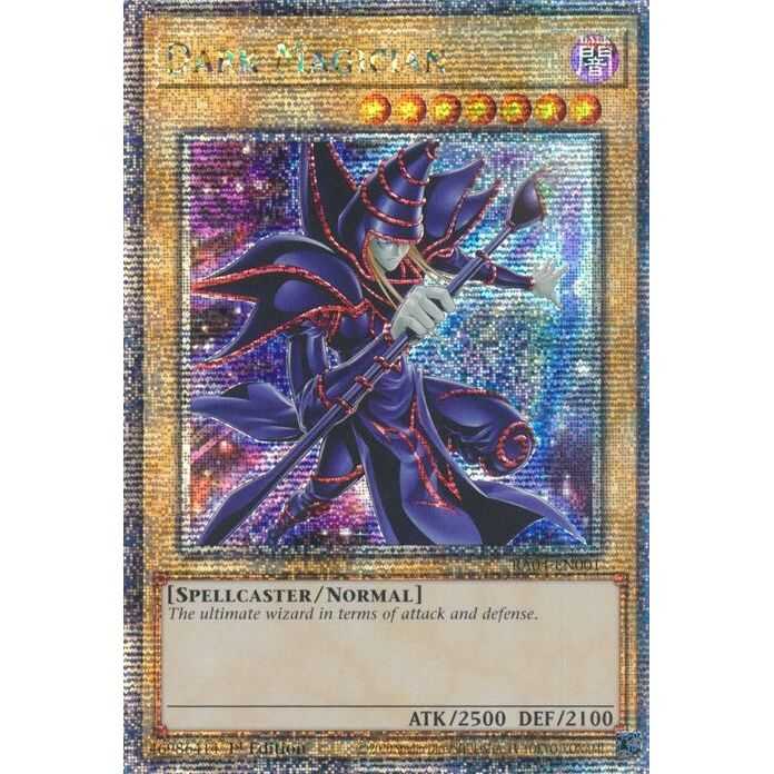 Image for Dark Magician (New Art) (Quarter Century Secret Rare) (RA04-EN001) - YuGiOh