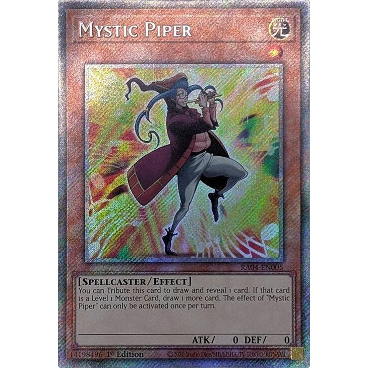 Image for Mystic Piper (Platinum Secret Rare) (RA04-EN005) - YuGiOh
