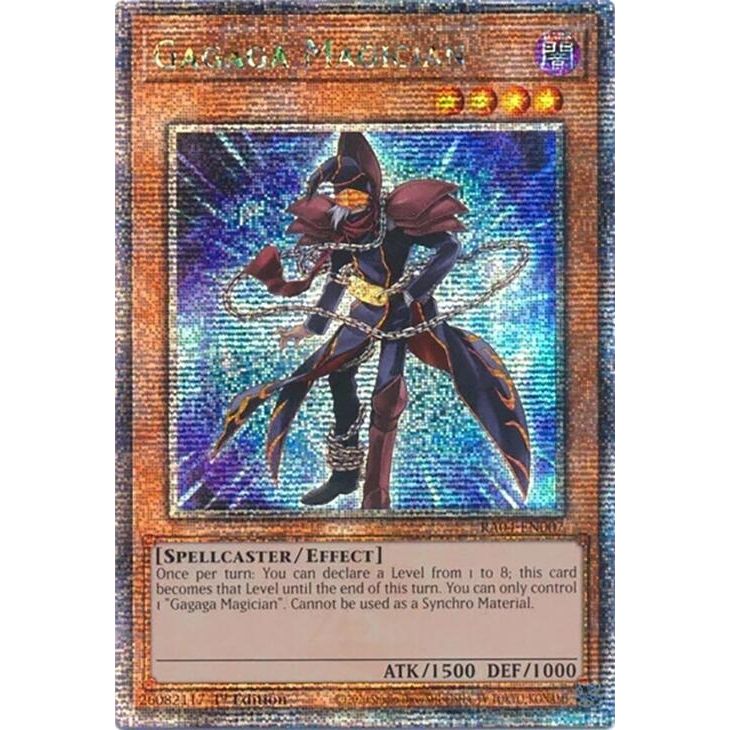Image for Gagaga Magician (Quarter Century Secret Rare) (RA04-EN007) - YuGiOh