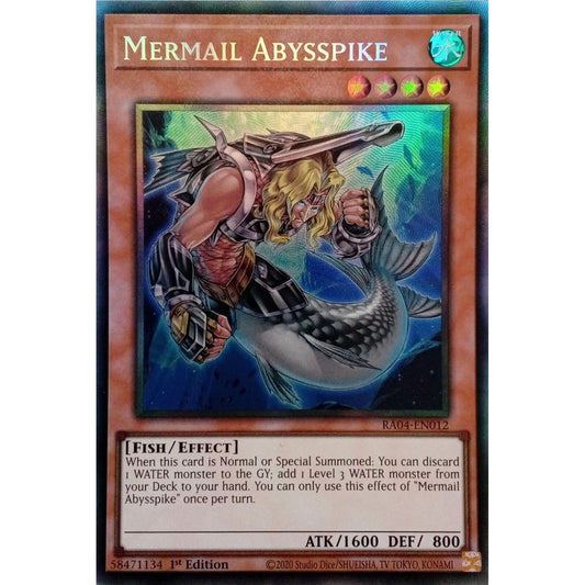 Image for Mermail Abysspike (PCR) (RA04-EN012) - YuGiOh