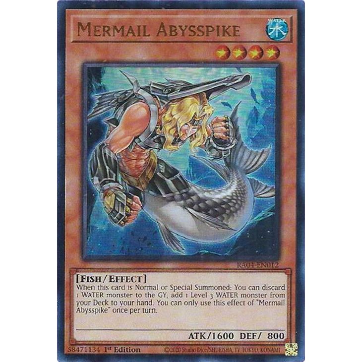 Image for Mermail Abysspike (UR) (RA04-EN012) - YuGiOh