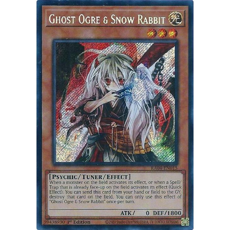 Image for Ghost Ogre & Snow Rabbit (Secret Rare) (RA04-EN015) - YuGiOh