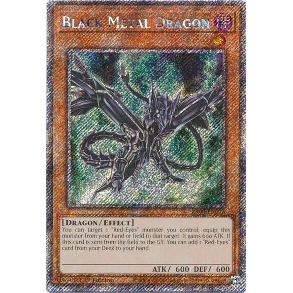 Image for Black Metal Dragon (Platinum Secret Rare) (RA04-EN016) - YuGiOh