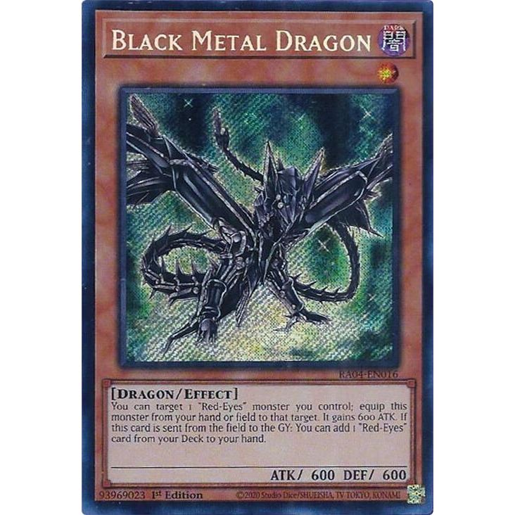 Image for Black Metal Dragon (Secret Rare) (RA04-EN016) - YuGiOh