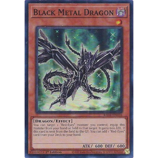 Image for Black Metal Dragon (RA04-EN016) - YuGiOh