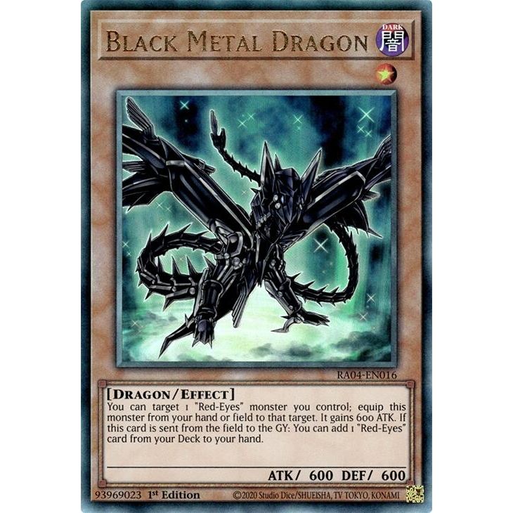 Image for Black Metal Dragon (PUR) (RA04-EN016) - YuGiOh