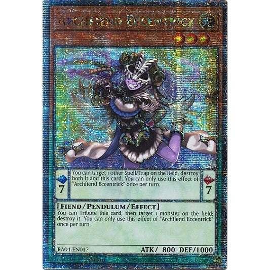 Image for Archfiend Eccentrick (Quarter Century Secret Rare) (RA04-EN017) - YuGiOh