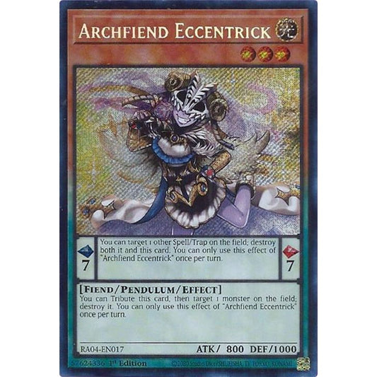 Image for Archfiend Eccentrick (Secret Rare) (RA04-EN017) - YuGiOh