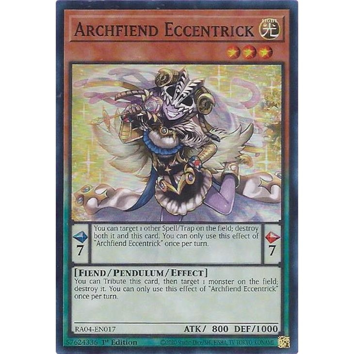 Image for Archfiend Eccentrick (RA04-EN017) - YuGiOh