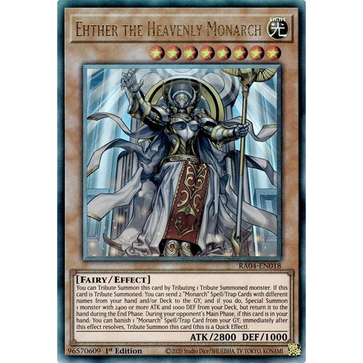Image for Ehther the Heavenly Monarch (PUR) (RA04-EN018) - YuGiOh