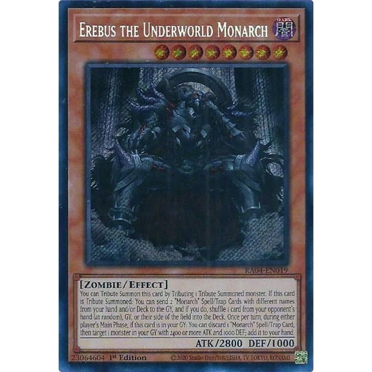 Image for Erebus the Underworld Monarch (Secret Rare) (RA04-EN019) - YuGiOh
