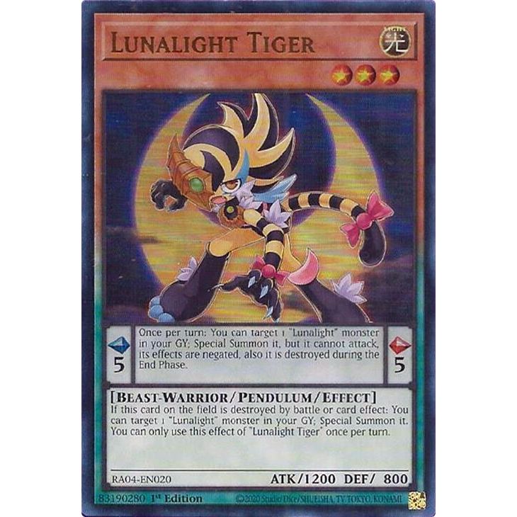 Image for Lunalight Tiger (UR) (RA04-EN020) - YuGiOh