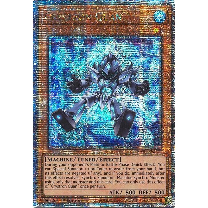 Image for Crystron Quan (Quarter Century Secret Rare) (RA04-EN021) - YuGiOh