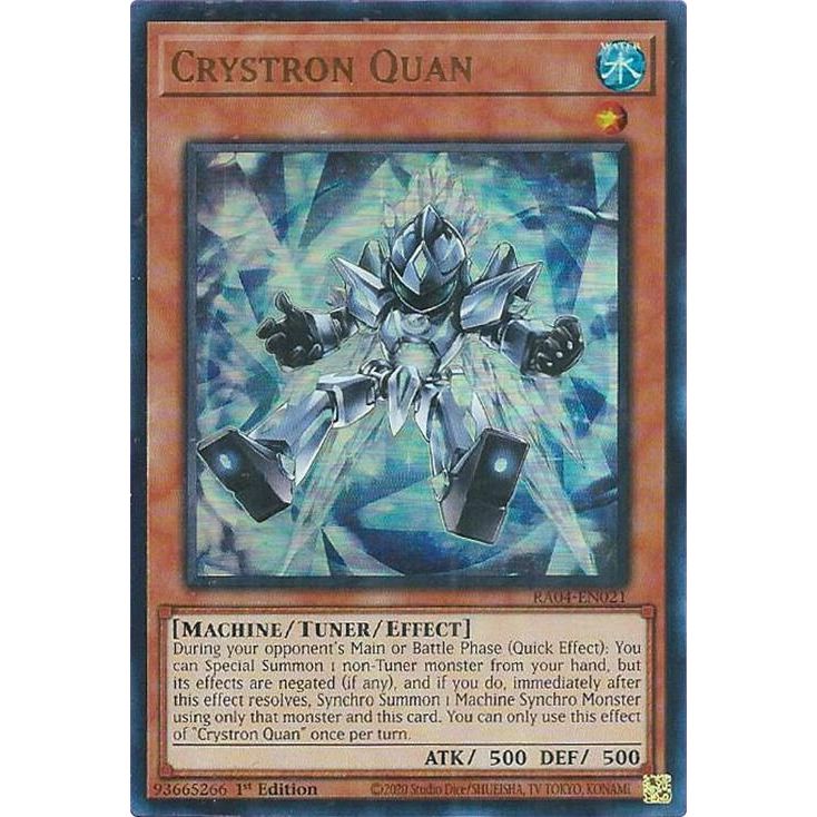 Image for Crystron Quan (UR) (RA04-EN021) - YuGiOh