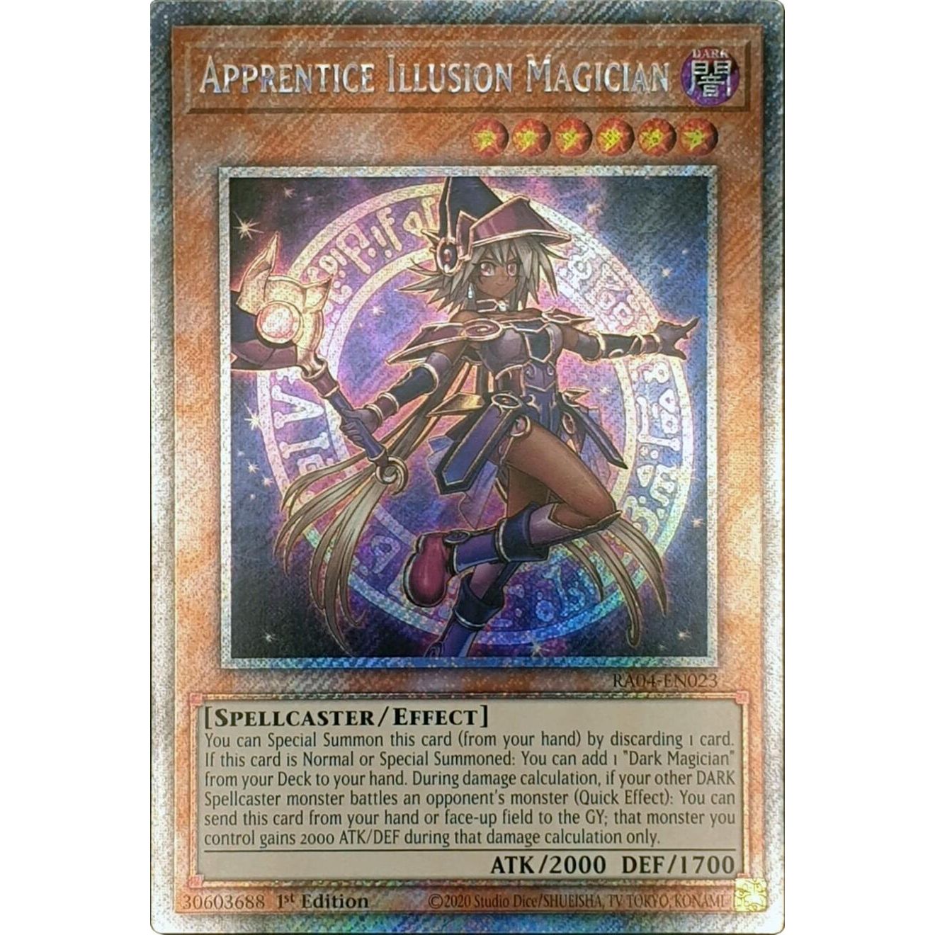 Image for Apprentice Illusion Magician (Platinum Secret Rare) (RA04-EN023) - YuGiOh