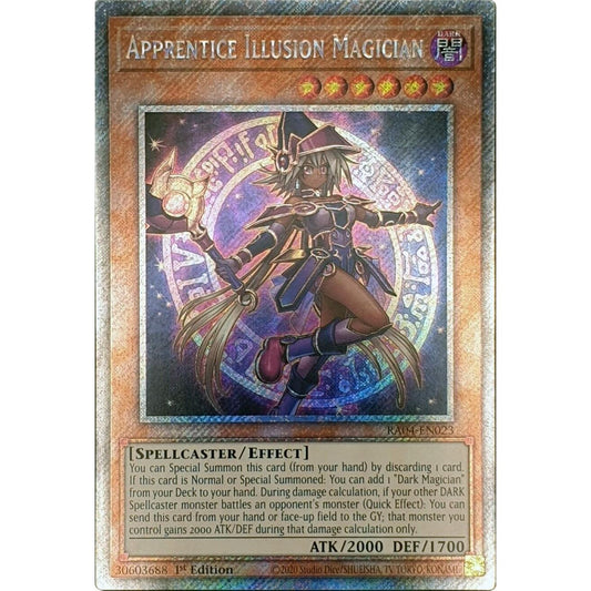 Image for Apprentice Illusion Magician (Platinum Secret Rare) (RA04-EN023) - YuGiOh