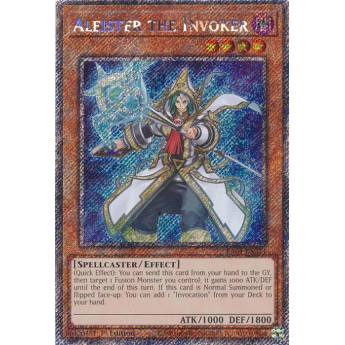 Image for Aleister the Invoker (Alternate Art) (Platinum Secret Rare) (RA04-EN024) - YuGiOh
