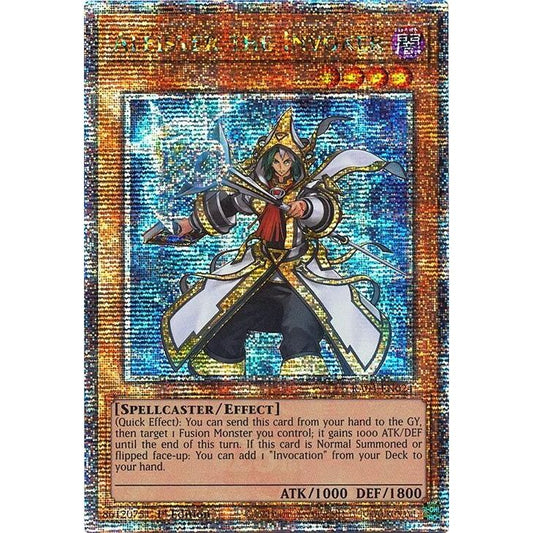 Image for Aleister the Invoker (Alternate Art) (Quarter Century Secret Rare) (RA04-EN024) - YuGiOh