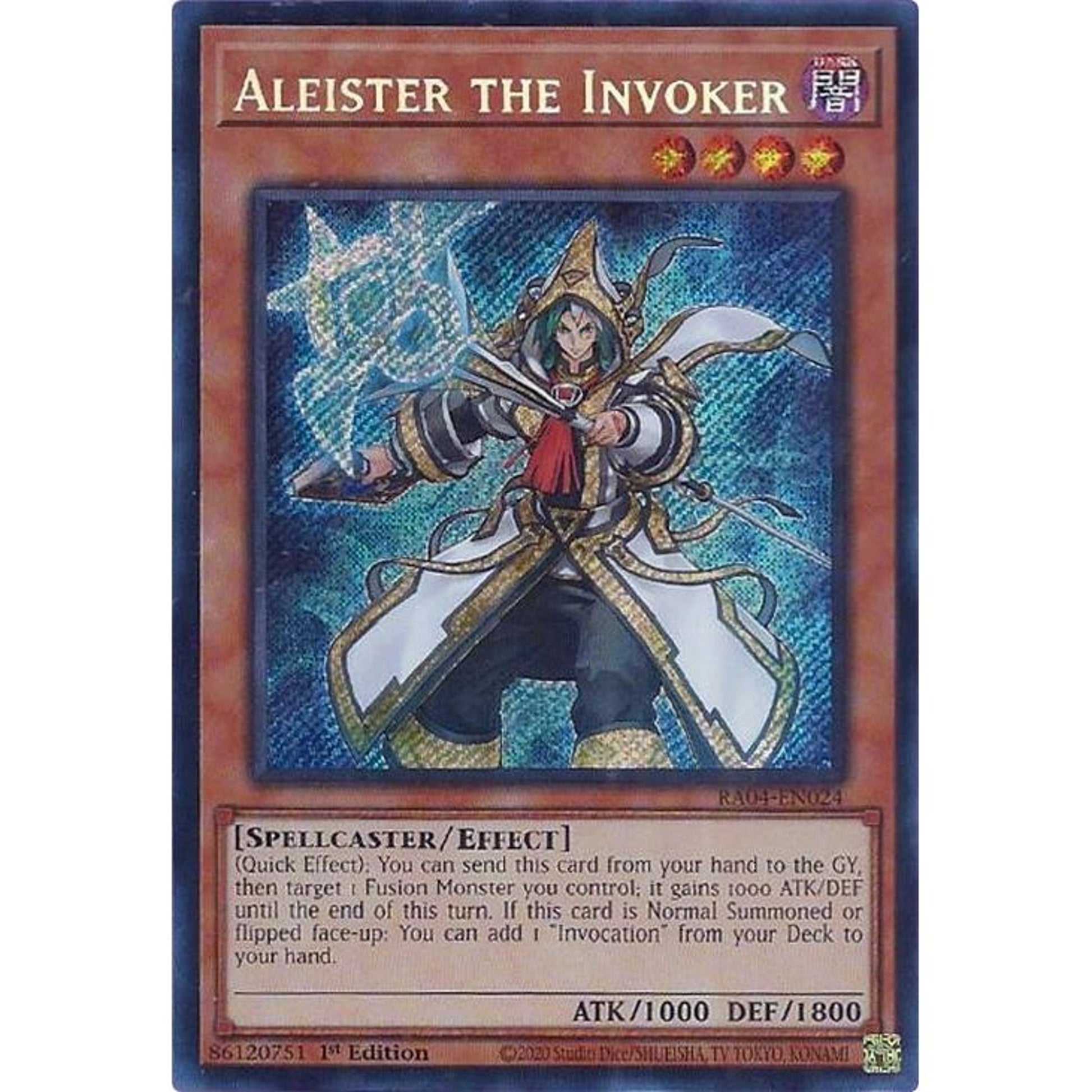 Image for Aleister the Invoker (Alternate Art) (Secret Rare) (RA04-EN024) - YuGiOh