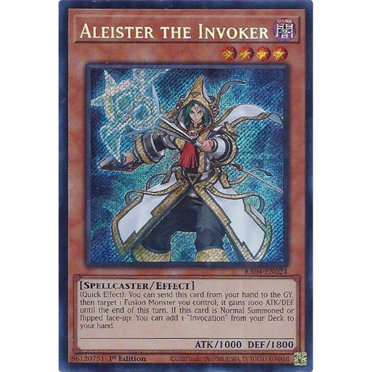 Image for Aleister the Invoker (Alternate Art) (Secret Rare) (RA04-EN024) - YuGiOh