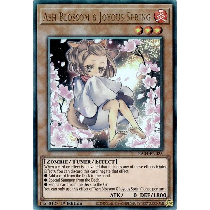 Image for Ash Blossom & Joyous Spring (Alternate Art) (PUR) (RA04-EN025) - YuGiOh