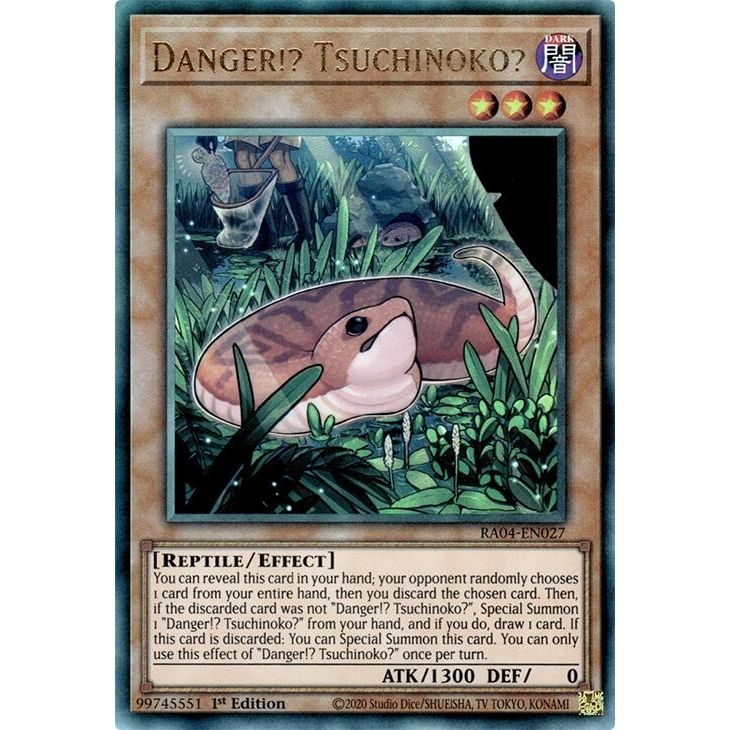 Image for Danger!? Tsuchinoko? (PUR) (RA04-EN027) - YuGiOh